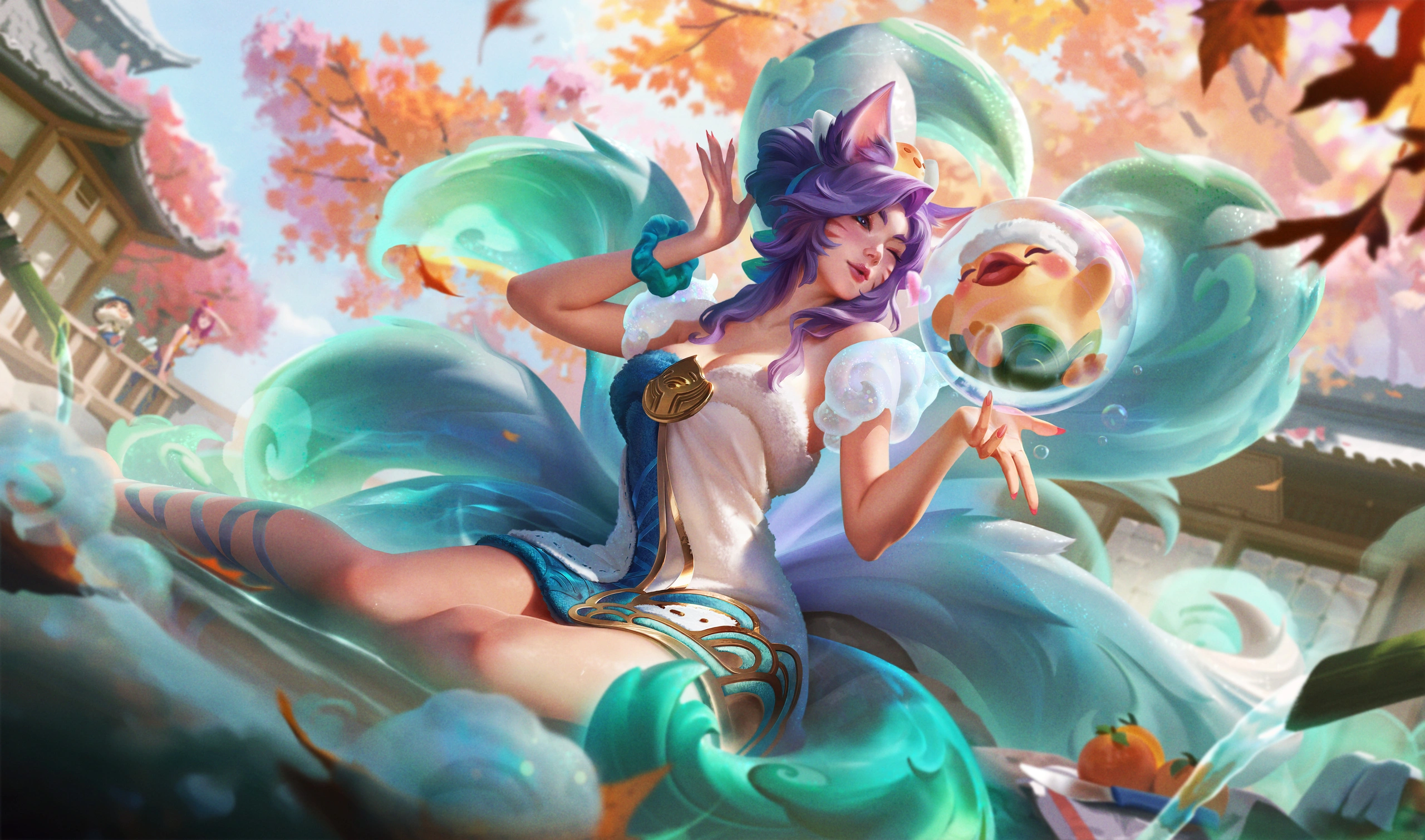 Spirit Blossom Springs Ahri Skin